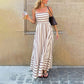 ✨ Slimming Stripe Cami Maxi Dress | Visually Elongating | A Flattering Fit for All
