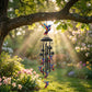 🕊️ VINTAGE METAL MEMORIAL WIND CHIMES — In Loving Memory | Weather-Resistant | Garden Tribute 🌹