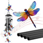 🕊️ VINTAGE METAL MEMORIAL WIND CHIMES — In Loving Memory | Weather-Resistant | Garden Tribute 🌹