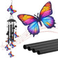 🕊️ VINTAGE METAL MEMORIAL WIND CHIMES — In Loving Memory | Weather-Resistant | Garden Tribute 🌹