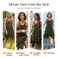 💃 Curve-Enhancing Camouflage Midi Dress >> Shape | Style | Sass