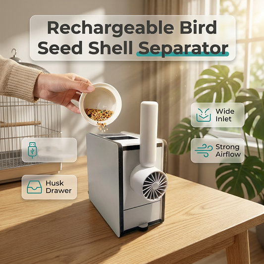 🌻 Bird Seed Shell Separator — Turn Waste Husks into Pure Bird Food