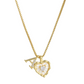 💛 HEART-SHAPED LETTER MICRO PAVE NECKLACE — Personalised Initial | Delicate Chain | Perfect Gift ✨