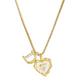 💛 HEART-SHAPED LETTER MICRO PAVE NECKLACE — Personalised Initial | Delicate Chain | Perfect Gift ✨