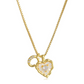 💛 HEART-SHAPED LETTER MICRO PAVE NECKLACE — Personalised Initial | Delicate Chain | Perfect Gift ✨