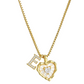 💛 HEART-SHAPED LETTER MICRO PAVE NECKLACE — Personalised Initial | Delicate Chain | Perfect Gift ✨