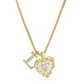 💛 HEART-SHAPED LETTER MICRO PAVE NECKLACE — Personalised Initial | Delicate Chain | Perfect Gift ✨