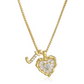 💛 HEART-SHAPED LETTER MICRO PAVE NECKLACE — Personalised Initial | Delicate Chain | Perfect Gift ✨
