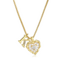 💛 HEART-SHAPED LETTER MICRO PAVE NECKLACE — Personalised Initial | Delicate Chain | Perfect Gift ✨