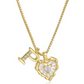 💛 HEART-SHAPED LETTER MICRO PAVE NECKLACE — Personalised Initial | Delicate Chain | Perfect Gift ✨