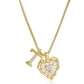 💛 HEART-SHAPED LETTER MICRO PAVE NECKLACE — Personalised Initial | Delicate Chain | Perfect Gift ✨