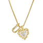 💛 HEART-SHAPED LETTER MICRO PAVE NECKLACE — Personalised Initial | Delicate Chain | Perfect Gift ✨