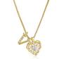 💛 HEART-SHAPED LETTER MICRO PAVE NECKLACE — Personalised Initial | Delicate Chain | Perfect Gift ✨