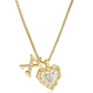💛 HEART-SHAPED LETTER MICRO PAVE NECKLACE — Personalised Initial | Delicate Chain | Perfect Gift ✨