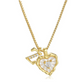 💛 HEART-SHAPED LETTER MICRO PAVE NECKLACE — Personalised Initial | Delicate Chain | Perfect Gift ✨