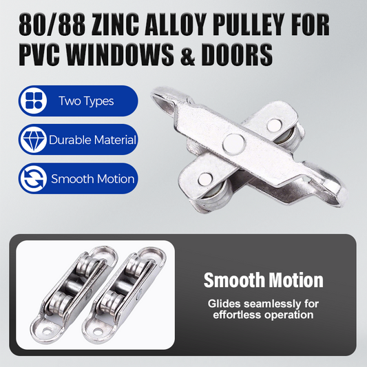 🔥Buy 1 Get 1 Free🔥80/88 Zinc Alloy Pulley for PVC Windows & Doors