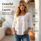 👚 ELEGANT SQUARE NECK SUMMER BLOUSE — Lightweight | Versatile | Holiday-Ready Style 🌸
