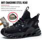 🧥 Leather Steel-Cap Work Boots — Water-Resistant | Durable | Professional