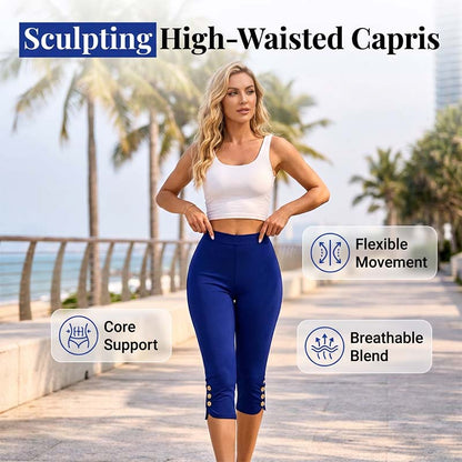 ☀️ Summer-Ready Capri Trousers — Cool | Breathable | Style for Sunny Days