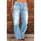 🌟 Artfully Distressed Flare Denim | Worn-In Look, Brand-New Fit