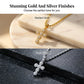 🔥Buy 1 Get 1 Free🔥🕊️ Elegant Cross Necklace with Copper & Zircon | A Timeless Symbol of Faith and Grace