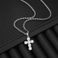 🔥Buy 1 Get 1 Free🔥🕊️ Elegant Cross Necklace with Copper & Zircon | A Timeless Symbol of Faith and Grace