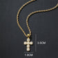 🔥Buy 1 Get 1 Free🔥🕊️ Elegant Cross Necklace with Copper & Zircon | A Timeless Symbol of Faith and Grace