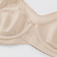 ✨ Lace & Mesh Full Cup Bra for Curvy Women | Unlined Underwire for a Naturally Lifted Shape