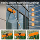 🪶 Lightweight Window Squeegee with Extendable Handle — Easy to Use, Easy to Store
