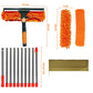 🪶 Lightweight Window Squeegee with Extendable Handle — Easy to Use, Easy to Store