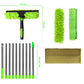 🪶 Lightweight Window Squeegee with Extendable Handle — Easy to Use, Easy to Store