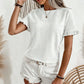 🌸 Women's Flutter Sleeve Blouse | V-Neck | Breathable Cotton | Summer Staple