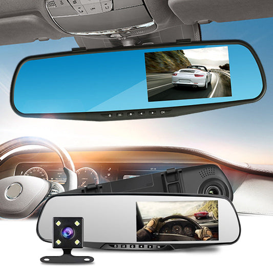 📹 HD Dash Cam Front & Rear — 4K UHD Recording, Night Vision, Parking Mode