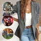 👗 Elegant Solid Color Lapel Jacket — Soft-Touch Fabric, Versatile Style for Work & Weekend
