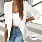 👗 Elegant Solid Color Lapel Jacket — Soft-Touch Fabric, Versatile Style for Work & Weekend
