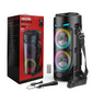 🔌 Versatile Speaker System with Mic Input — Karaoke, Music & Voice Amplification in One