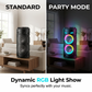 🔌 Versatile Speaker System with Mic Input — Karaoke, Music & Voice Amplification in One