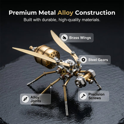 🏆LAST DAY SALE 50% OFF🔥3D Metal Bee Puzzle Assembly Model Kit