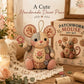 🧵 Handcrafted Vintage Mouse Plush Sewing Kit — Nostalgic 3D Felt Craft | Makes a Heirloom Keepsake