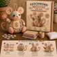 🧵 Handcrafted Vintage Mouse Plush Sewing Kit — Nostalgic 3D Felt Craft | Makes a Heirloom Keepsake