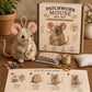 🧵 Handcrafted Vintage Mouse Plush Sewing Kit — Nostalgic 3D Felt Craft | Makes a Heirloom Keepsake