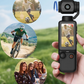 📸 HD Pocket Camera with Built-In Gimbal — Smooth Footage, Rotating Screen, 16x Zoom