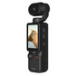 📸 HD Pocket Camera with Built-In Gimbal — Smooth Footage, Rotating Screen, 16x Zoom