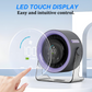 🌬️ Mini Desk Fan with 100-Speed Control & Digital Display — Precision Airflow, Long Battery Life & Silent Operation