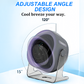 🌬️ Mini Desk Fan with 100-Speed Control & Digital Display — Precision Airflow, Long Battery Life & Silent Operation