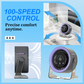 🌬️ Mini Desk Fan with 100-Speed Control & Digital Display — Precision Airflow, Long Battery Life & Silent Operation