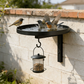 🕊️ Wall-Mounted Cast Iron Bird Bath — Frost-Proof, Weather-Resistant & Rustic Garden Decor
