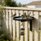 🕊️ Wall-Mounted Cast Iron Bird Bath — Frost-Proof, Weather-Resistant & Rustic Garden Decor