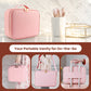 💄 PORTABLE MAKEUP BAG WITH LED MIRROR — 3 Dimmable Light Settings | Adjustable Dividers | USB Rechargeable ✨