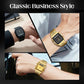 ⏱️ Vintage-Style Square Watch with Multifunction Display — Classic Retro Design, Modern Features
